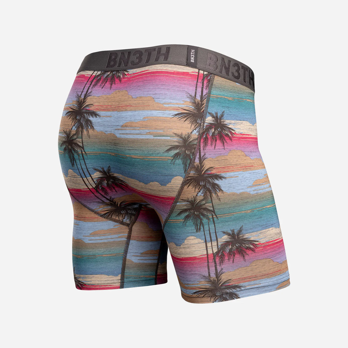 BN3TH Boxer Brief in Palm Tree Horizon - Heather