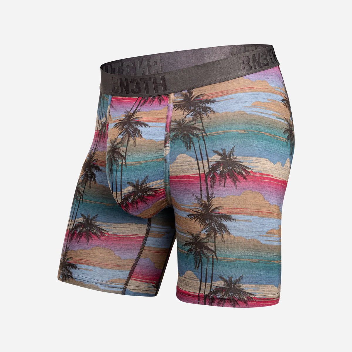 BN3TH Boxer Brief in Palm Tree Horizon - Heather