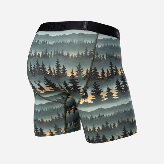 BN3TH Boxer Brief Forest Stag - Deepest Spruce