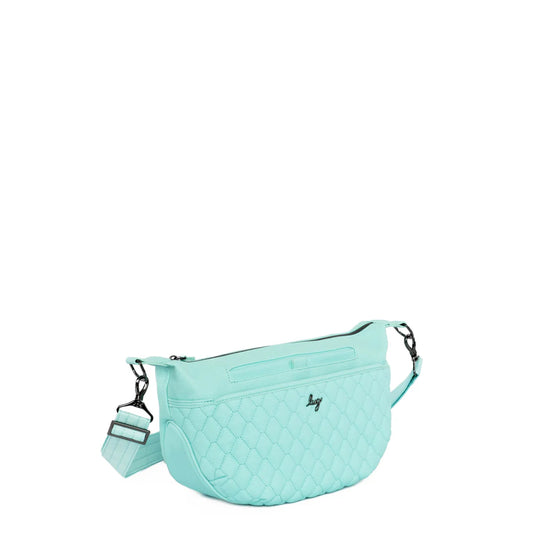 LUG Bolero Matte Luxe VL Crossbody Bag in Aquamarine
