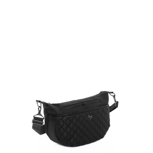 LUG Bolero Matte Luxe VL Crossbody Bag in Black