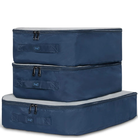 LUG Cargo 3pc Packing Cubes in Navy Blue