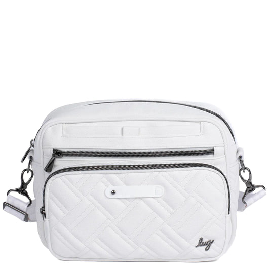 LUG Carousel XL Matte Luxe VL Crossbody Bag in White