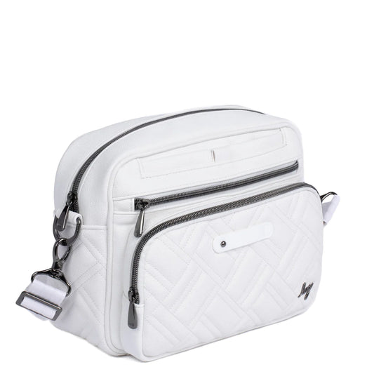 LUG Carousel XL Matte Luxe VL Crossbody Bag in White