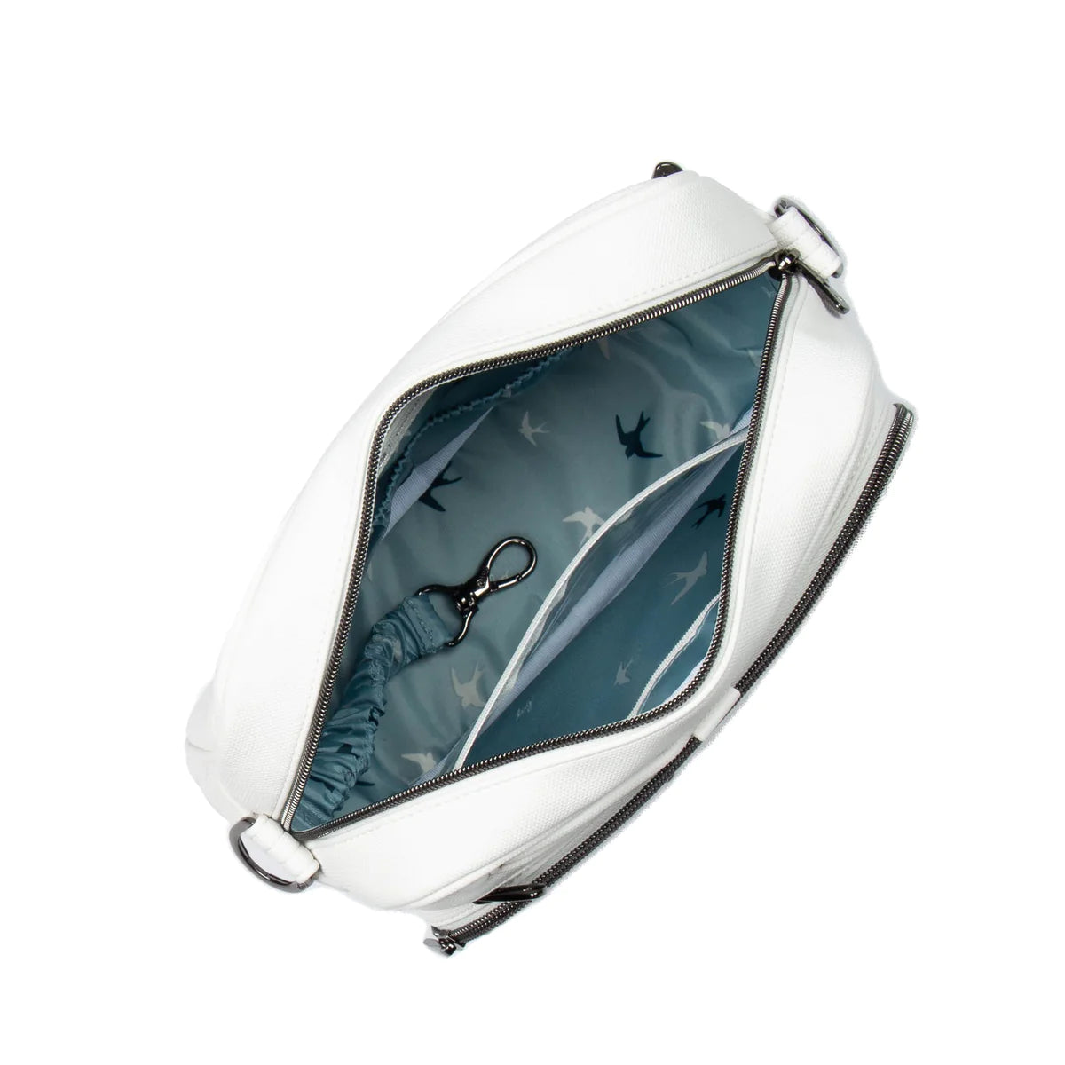 LUG Carousel XL Matte Luxe VL Crossbody Bag in White