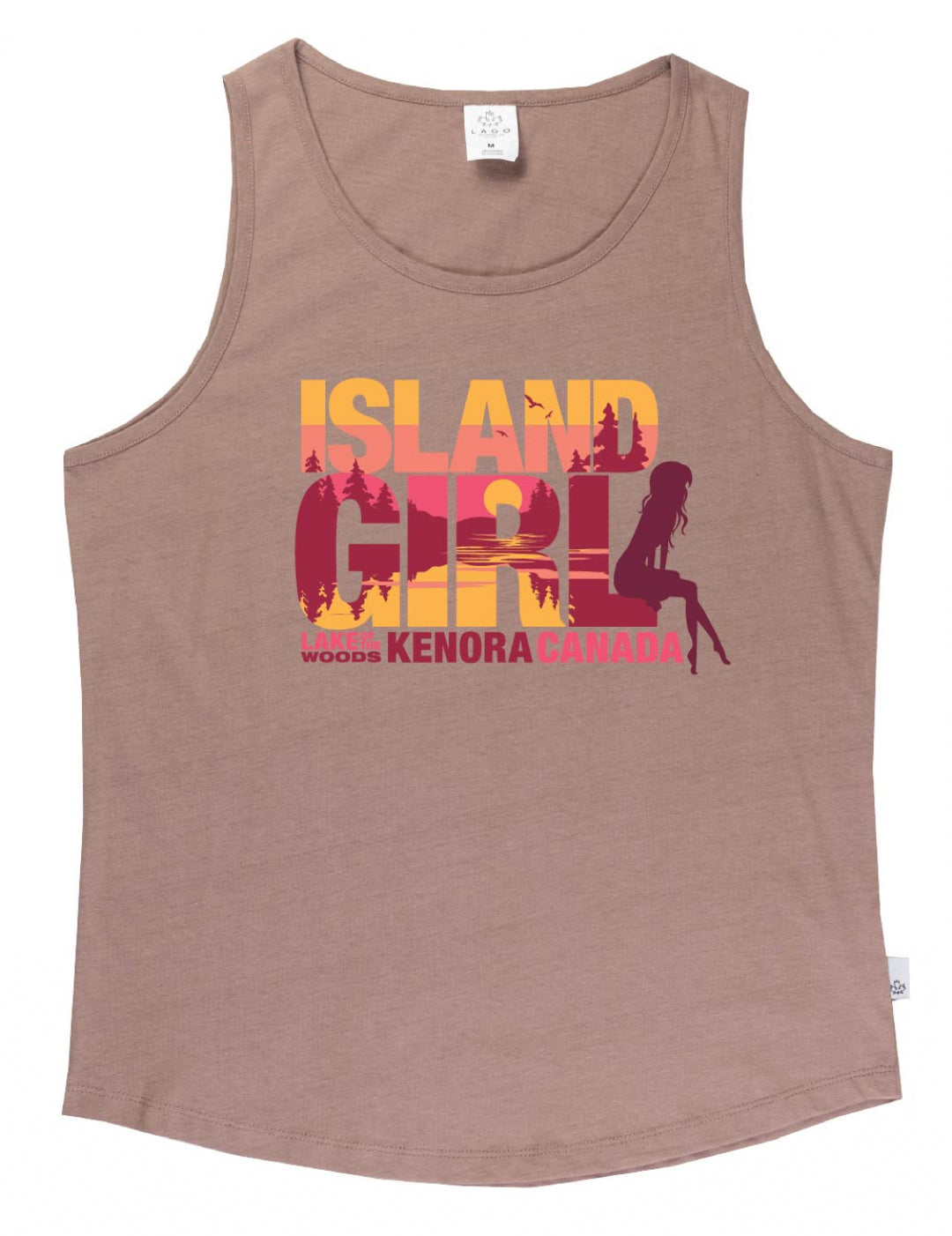 Island Girl Tank in Blush