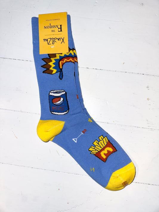 Socks- Blue Pepsi