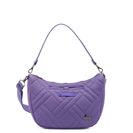 LUG Harmony Matte Luxe VL Crossbody Bag in Amethyst Purple
