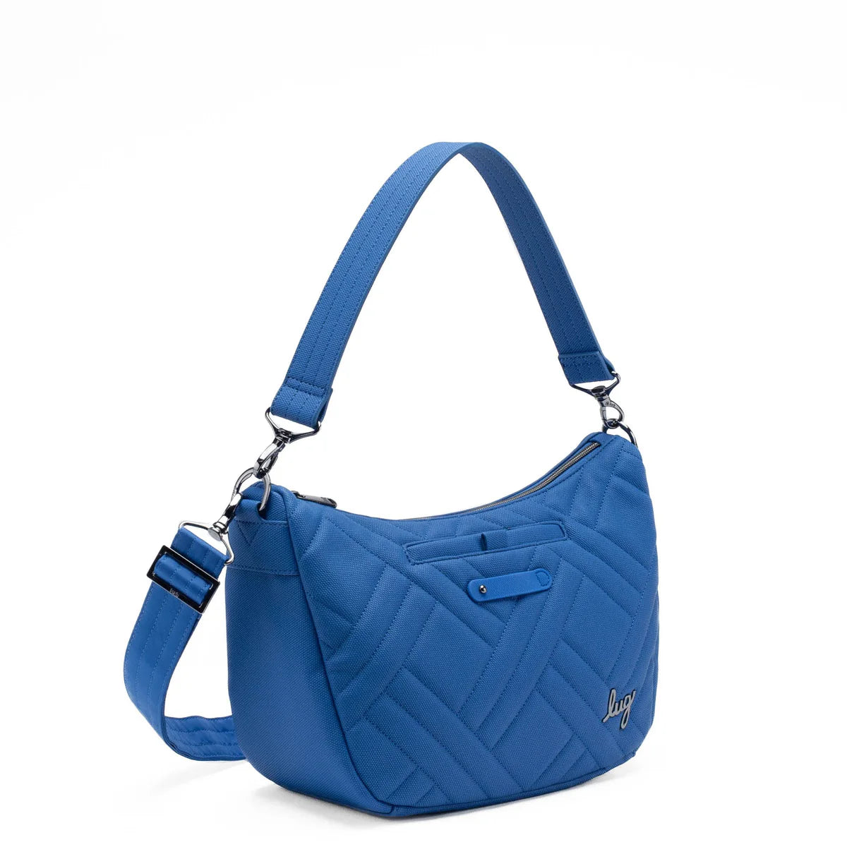 LUG Harmony Matte Luxe VL Crossbody Bag in Sapphire Blue