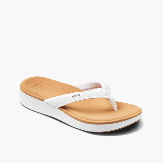 REEF WOMENS CUSHION CLOUD IN TAN/WHITE