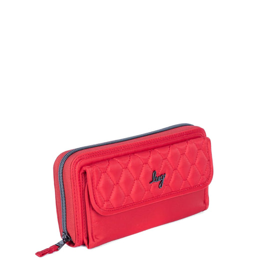 LUG Kickflip SE Convertible RFID Wallet in Poppy Red