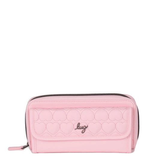 LUG Kickflip Love Satin Luxe VL RFID Wallet Bubble Pink