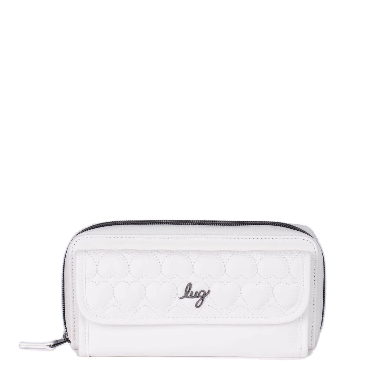 LUG Kickflip Love Satin Luxe VL RFID Wallet in White