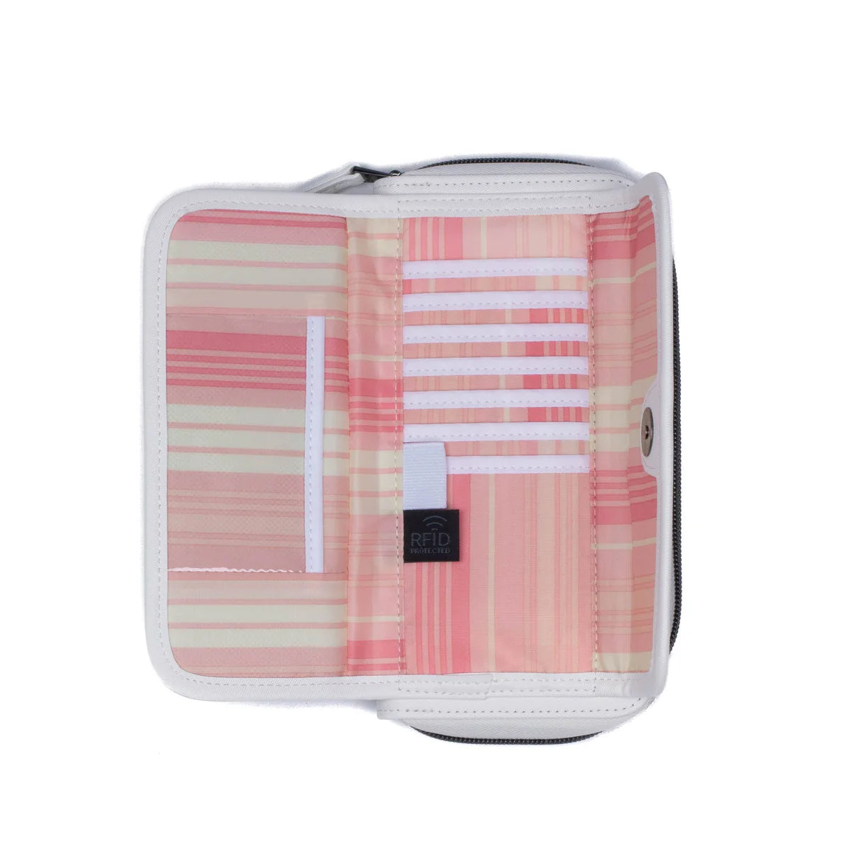 LUG Kickflip Love Satin Luxe VL RFID Wallet in White