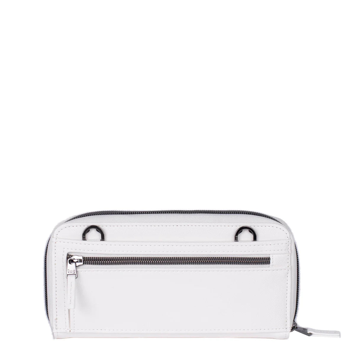 LUG Kickflip Love Satin Luxe VL RFID Wallet in White