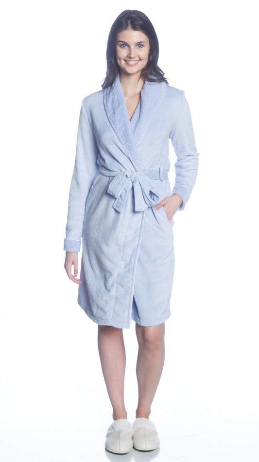Bath Robe Light Blue