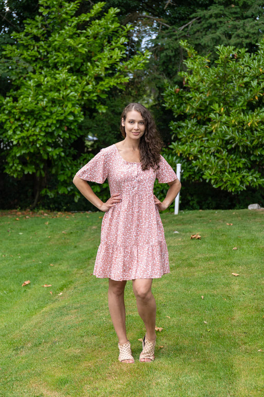 Papa The Clara Dress in Peach