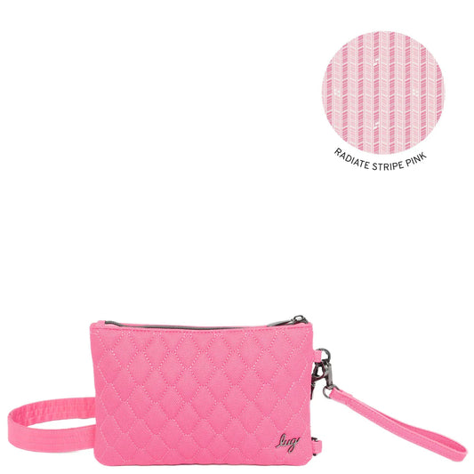 LUG Peekaboo 2 Matte Luxe VL Convertible Crossbody Bag in Pink