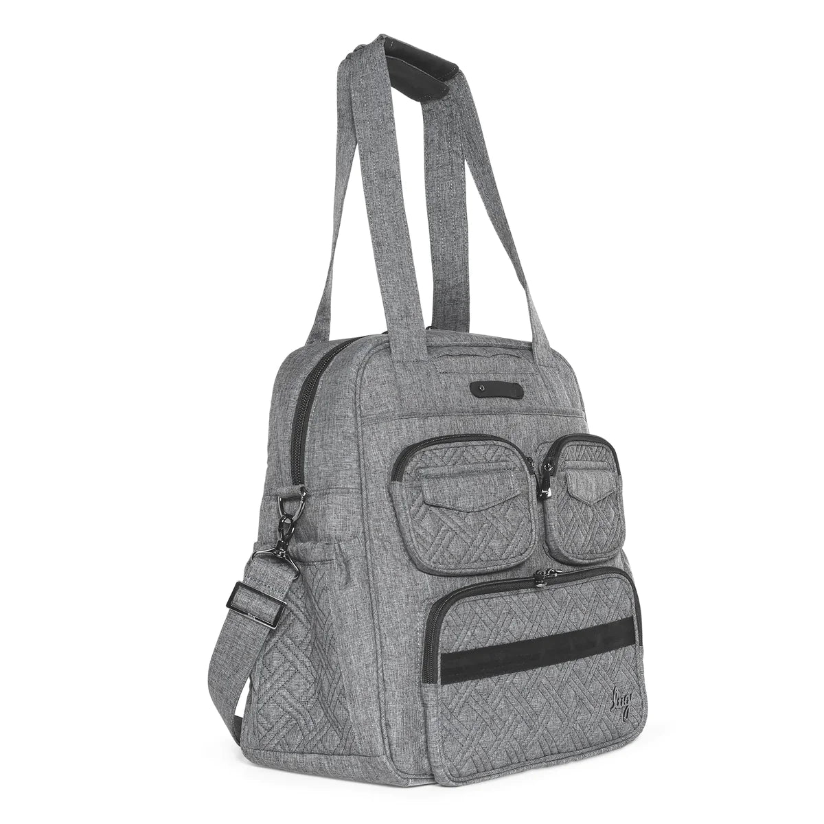 LUG Puddle Jumper LE Convertible Tote Bag in Heather Grey