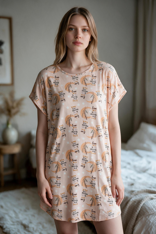 Sleep Shirt Love you to the Moon and Back