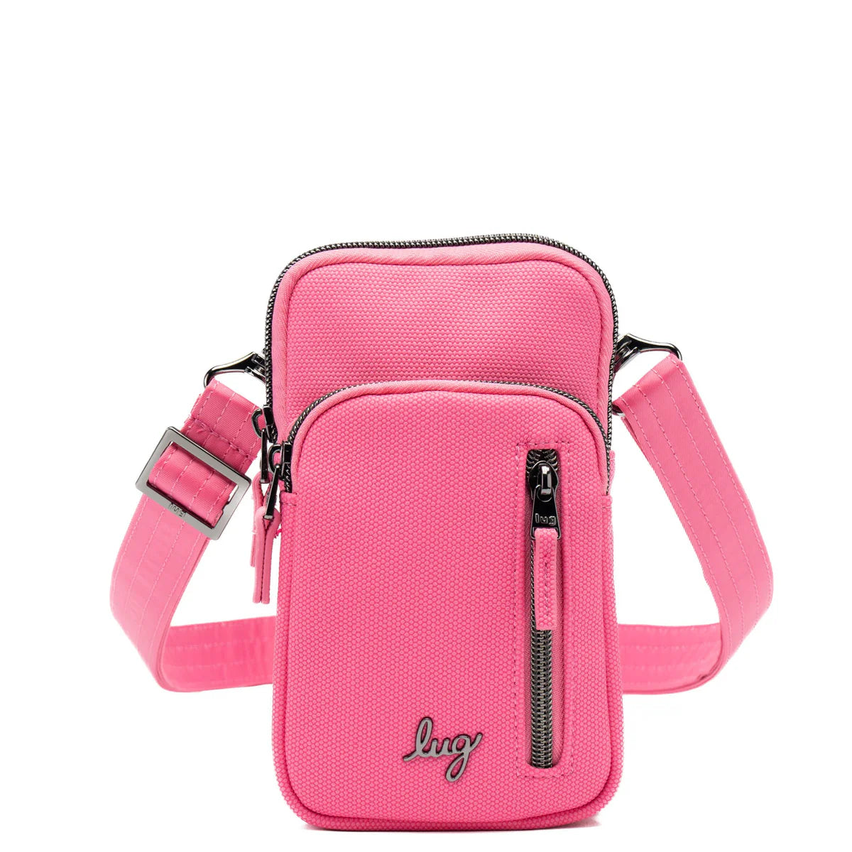 LUG Pitter Patter Matte Luxe VL Crossbody Bag in Pink Tourmaline