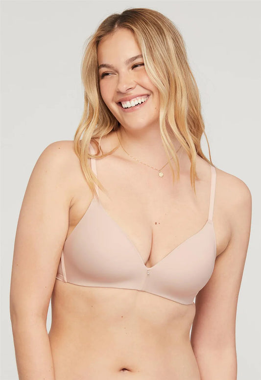 Montelle 9317 Wire-Free T-Shirt Bra in Champagne