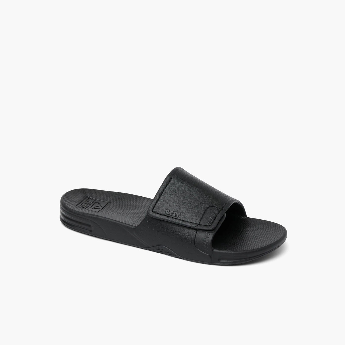 REEF Men's Black Fanning Slide h20