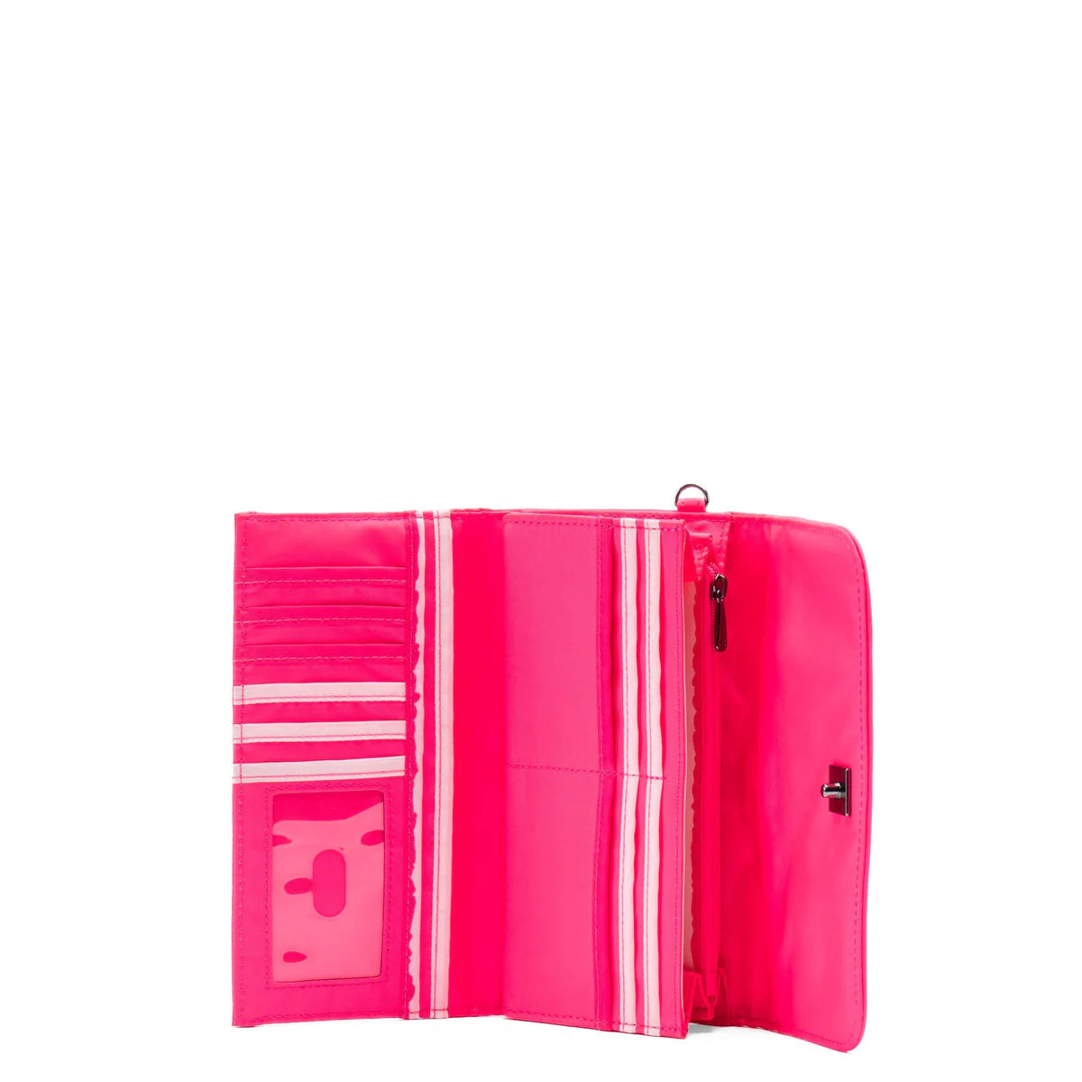 LUG Stroll RFID Wristlet Wallet in Magenta