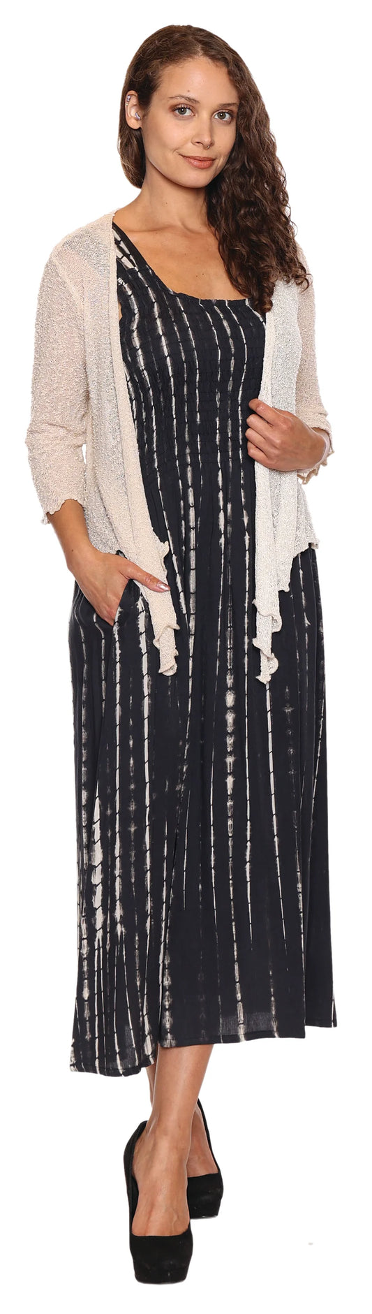 Papa Mesh Cardigan Taupe