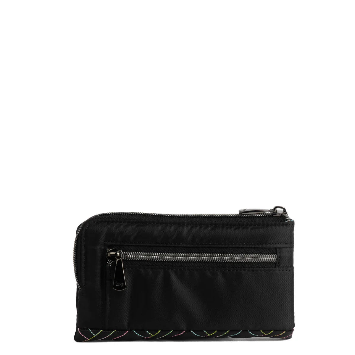 LUG Tram 2 RFID Wallet in Black Icepop Stitch