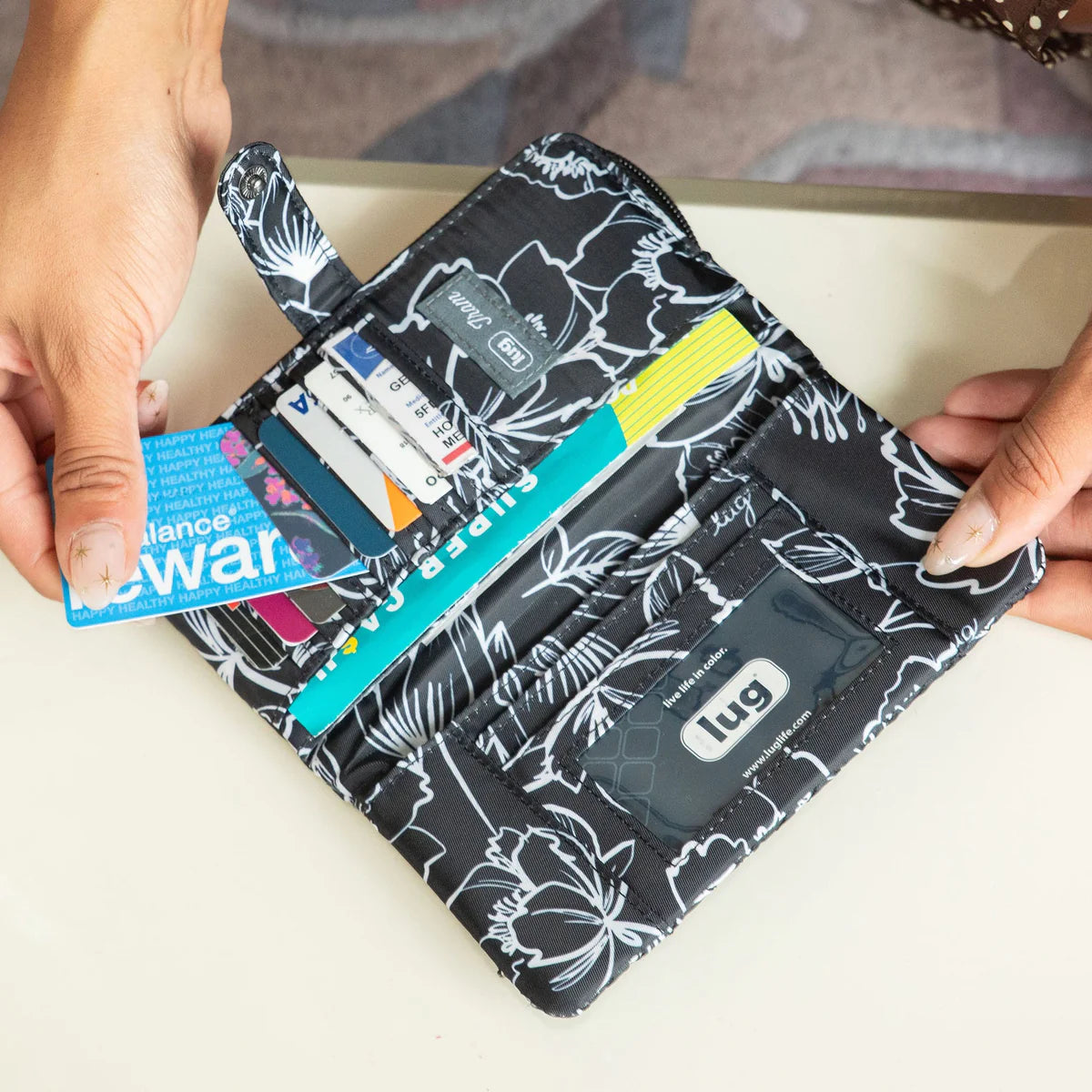 LUG Tram 2 RFID Wallet in Brushed Grey