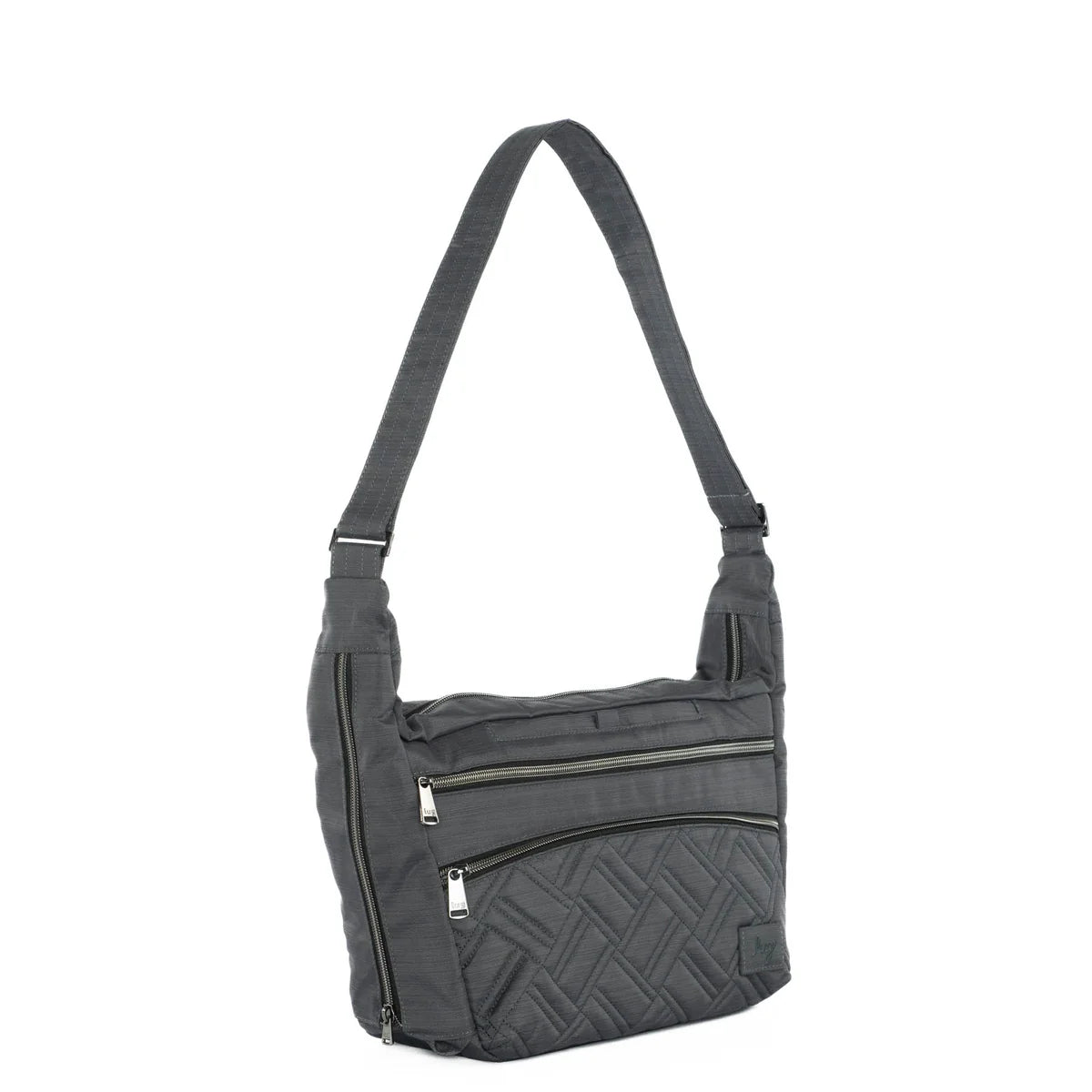 LUG Trooper 2 Crossbody Bag in Brushed Grey