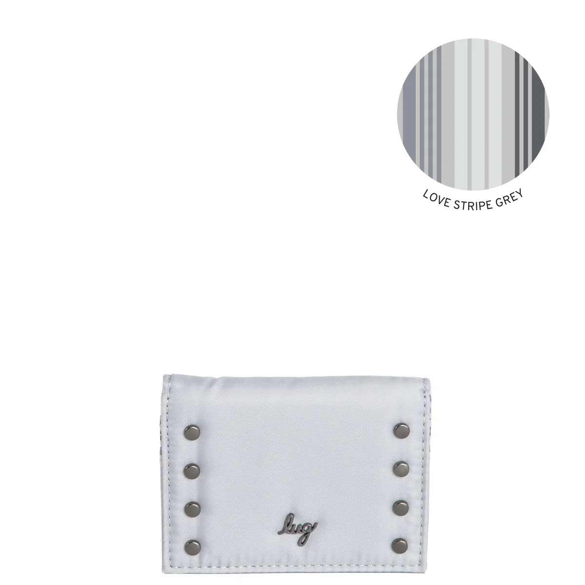 LUG Walkover RFID Wallet in Cloud Grey