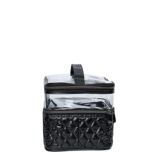 LUG Whoosh Clearview Cosmetic Case in Metallic Black