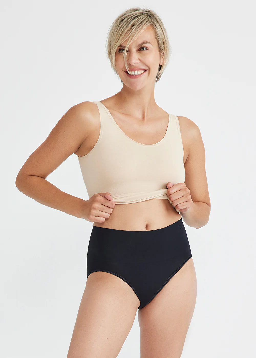 Shapewear Tummy Control Brief in Black