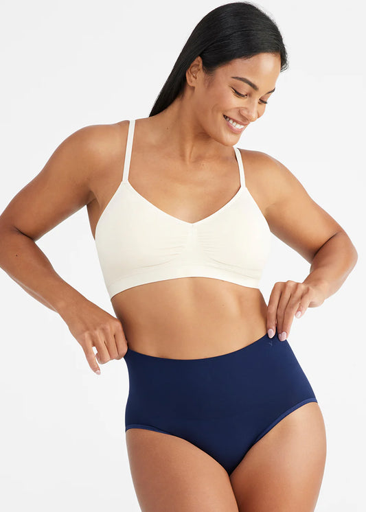 Shapewear Tummy Control Brief in Navy