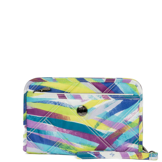 LUG Zeppelin 2 RFID Wristlet Wallet in Brushstrokes