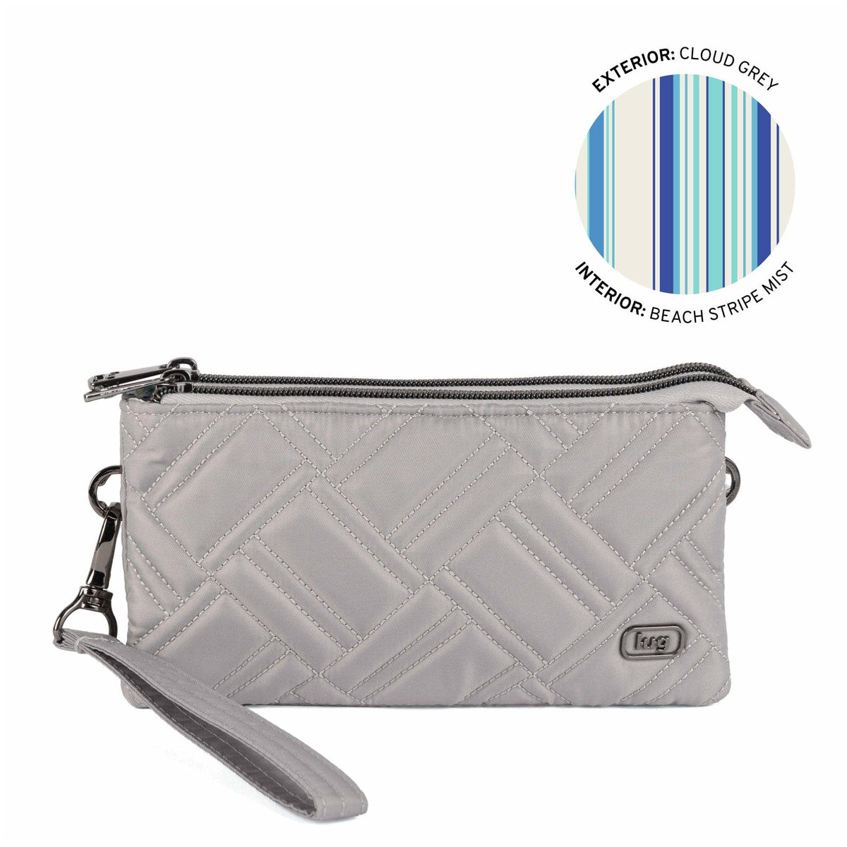 Frolic RFID Wristlet: CLOUD GREY