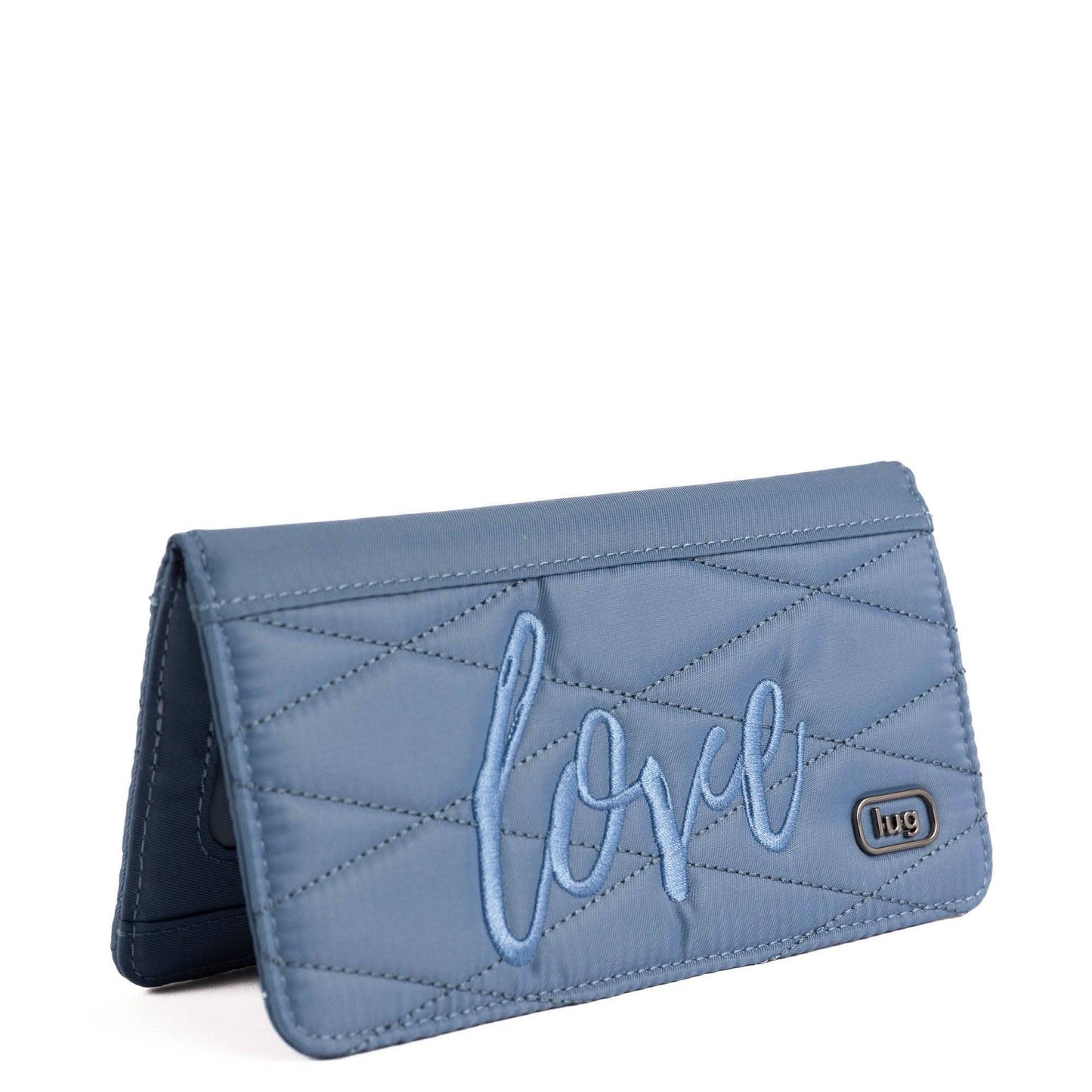 LUG Sweep Slim Flap Wallet: AQUAMARINE