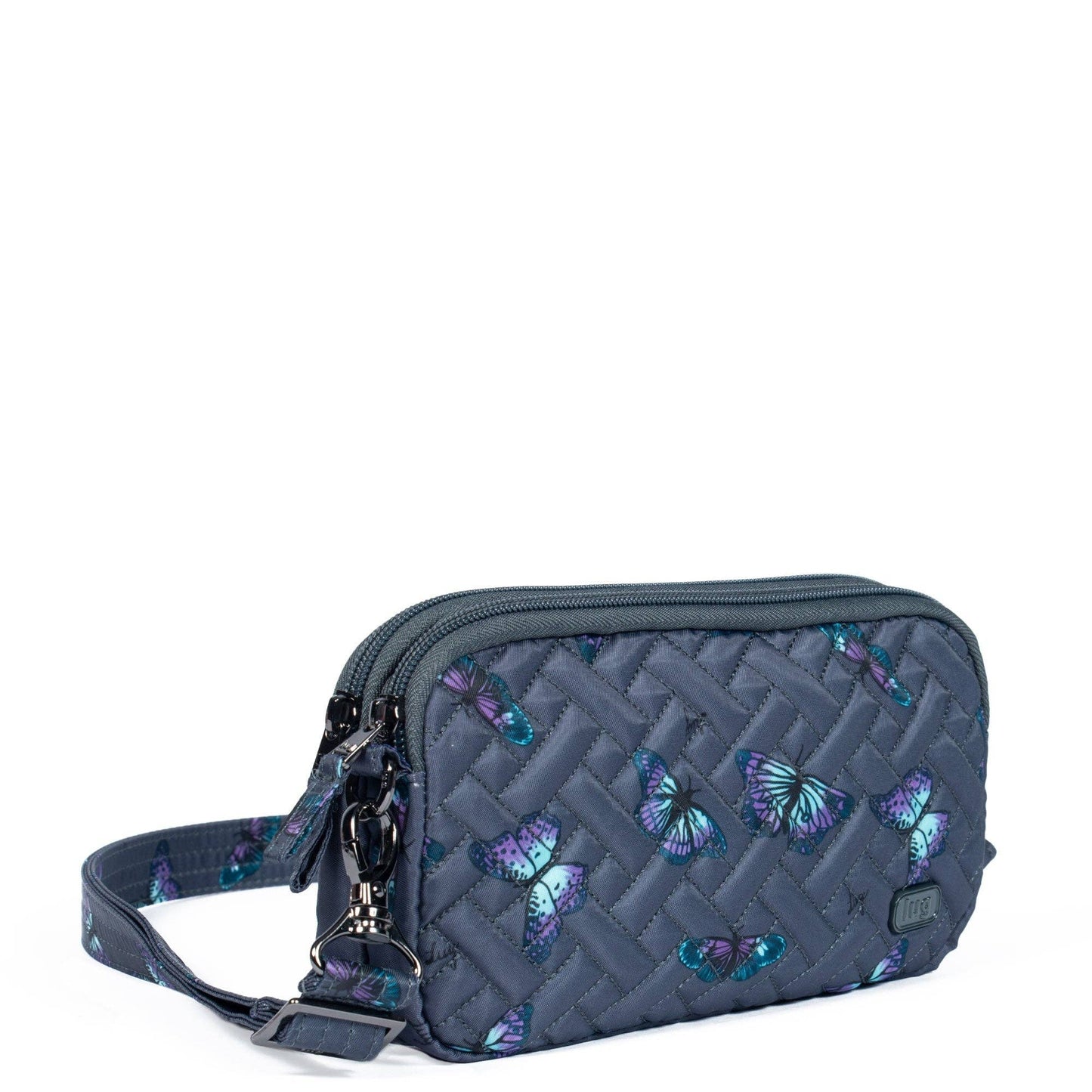 LUG Coupe XL Convertible Crossbody Bag: BLACK 4