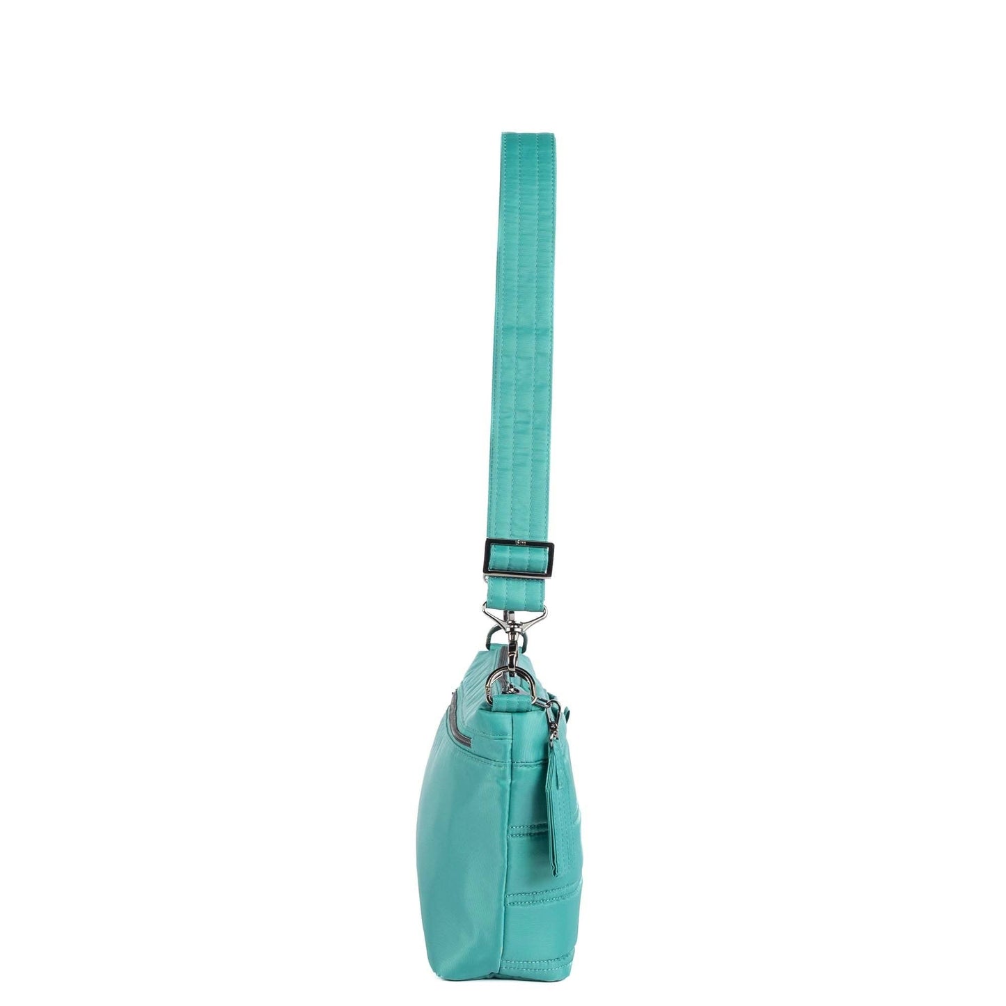 Flare 2 Crossbody Bag with Puller: METALLIC DIAMOND