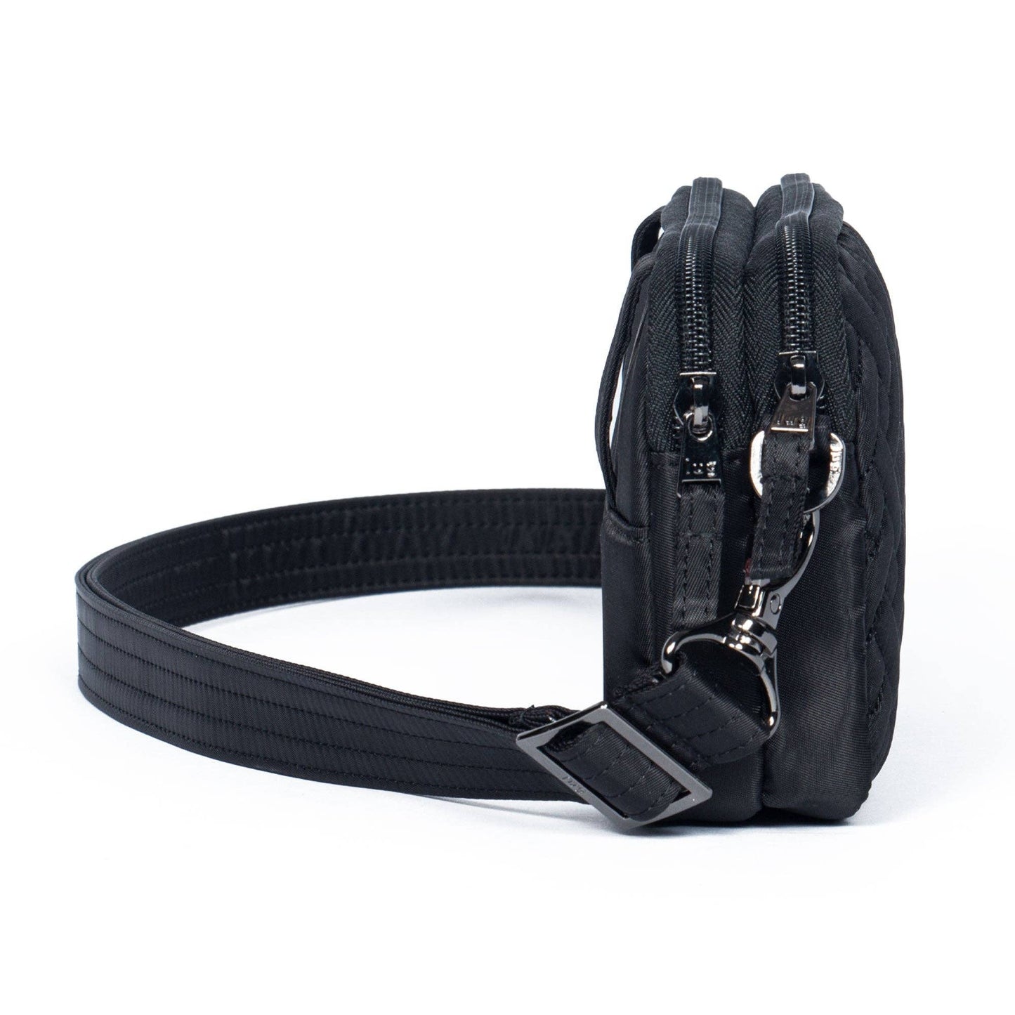 LUG Coupe XL Convertible Crossbody Bag: BLACK 4