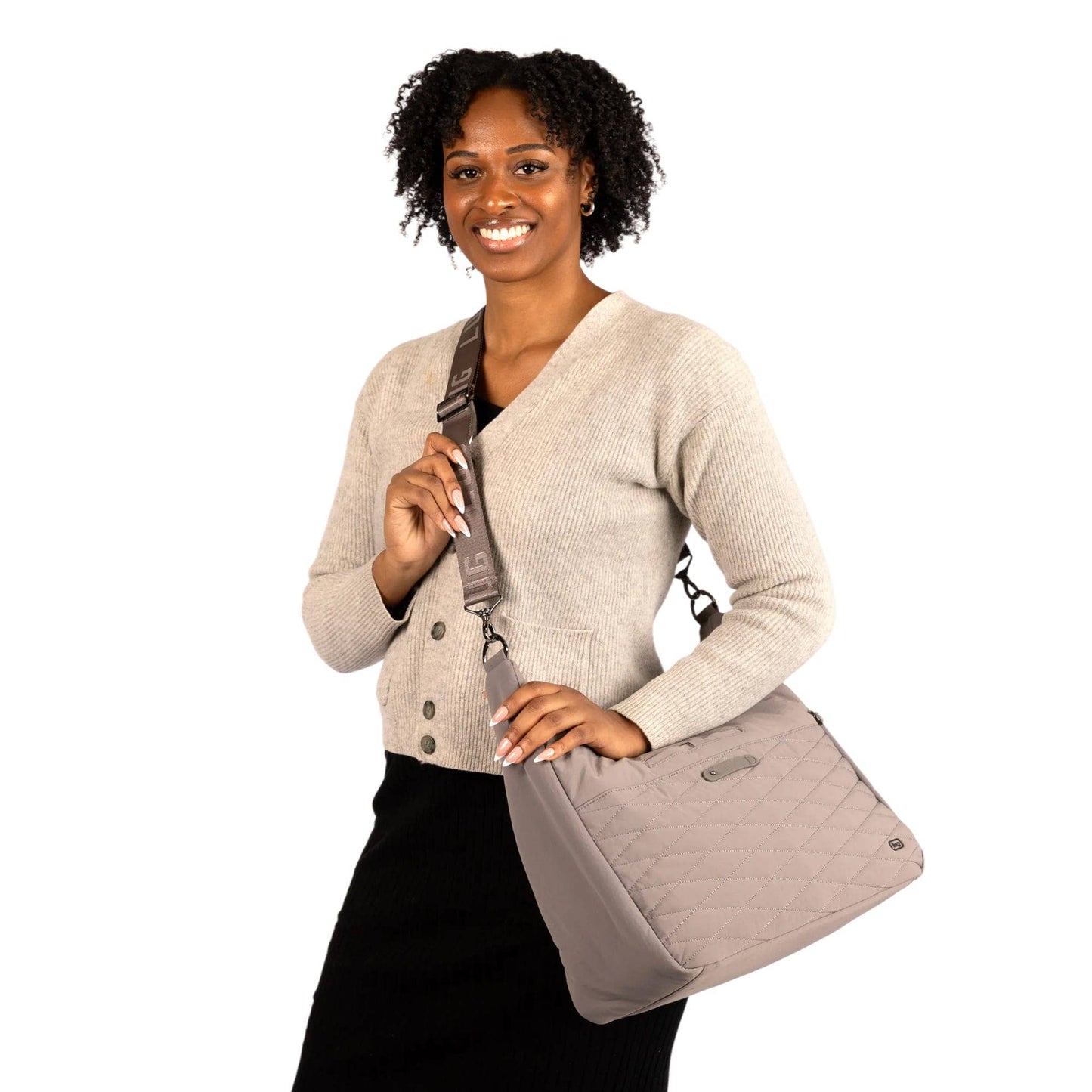 LUG Balsa CloudGo Hobo Crossbody Bag: DENIM DRIFT