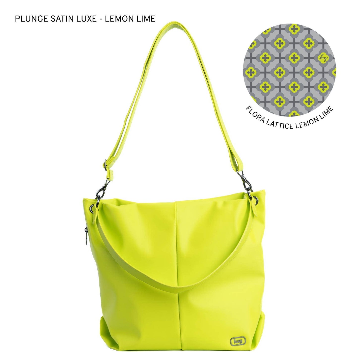 LUG Plunge 2 Satin Luxe VL Carry-All Crossbody Bag: BLACK 2