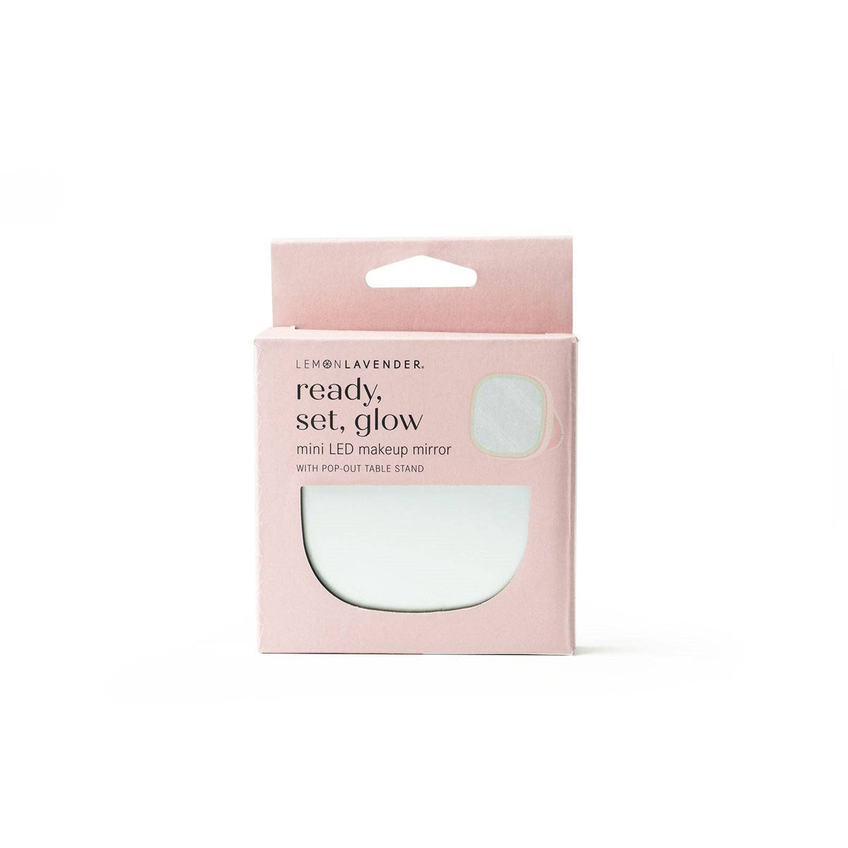 Lemon Lavender Mini Light Up LED Makeup Mirror