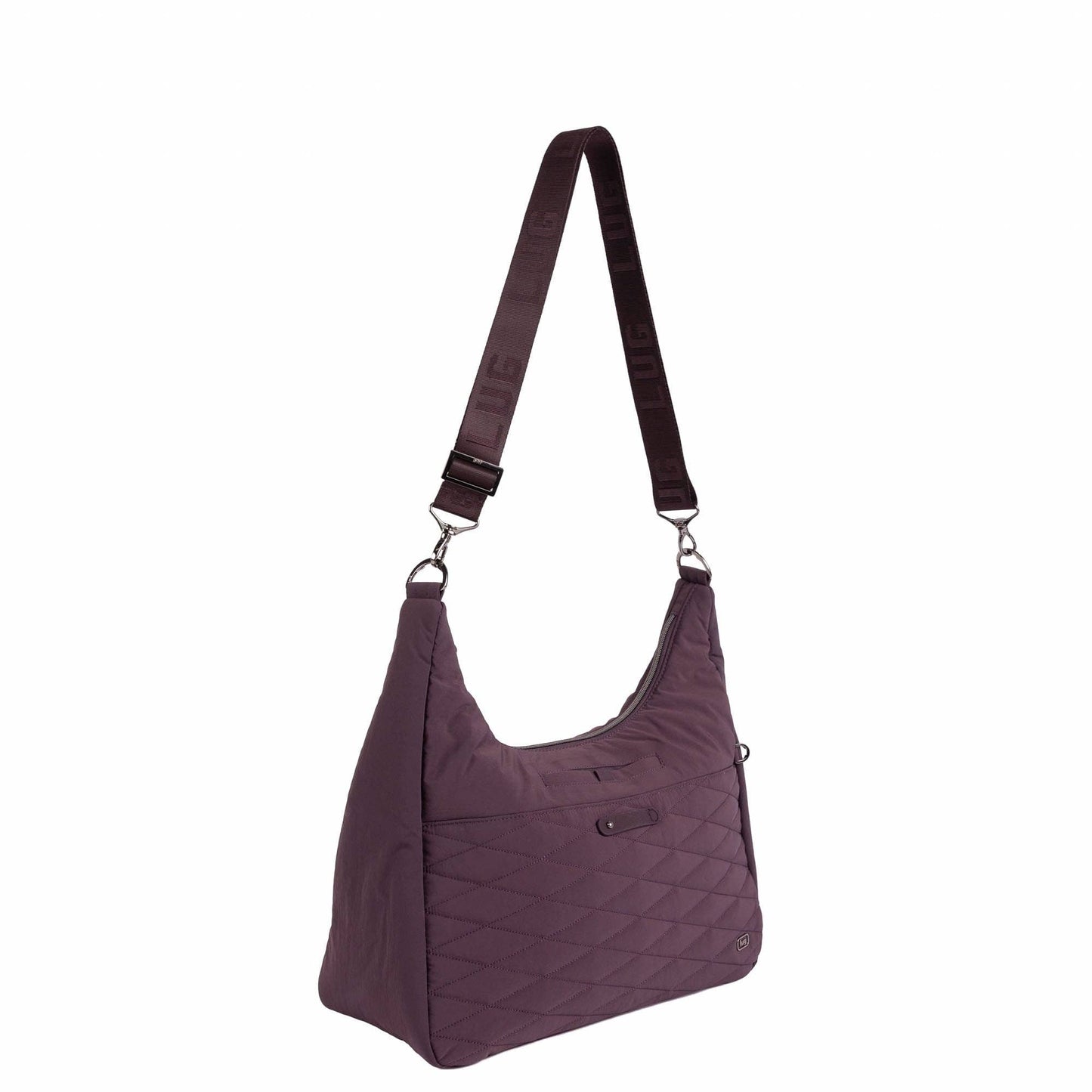 LUG Balsa CloudGo Hobo Crossbody Bag: STORM GREY