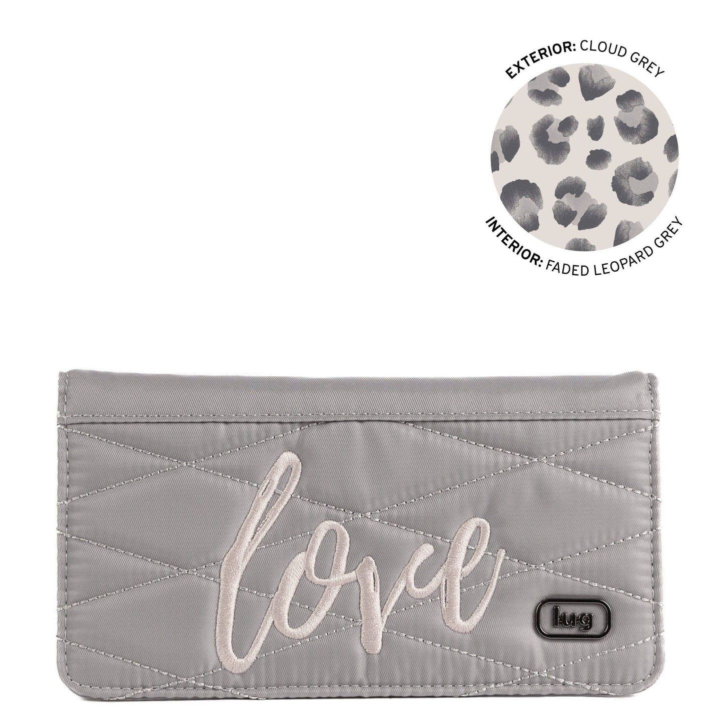 LUG Sweep Slim Flap Wallet: AQUAMARINE