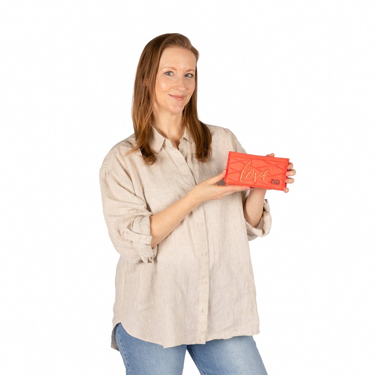 LUG Sweep Slim Flap Wallet: AQUAMARINE
