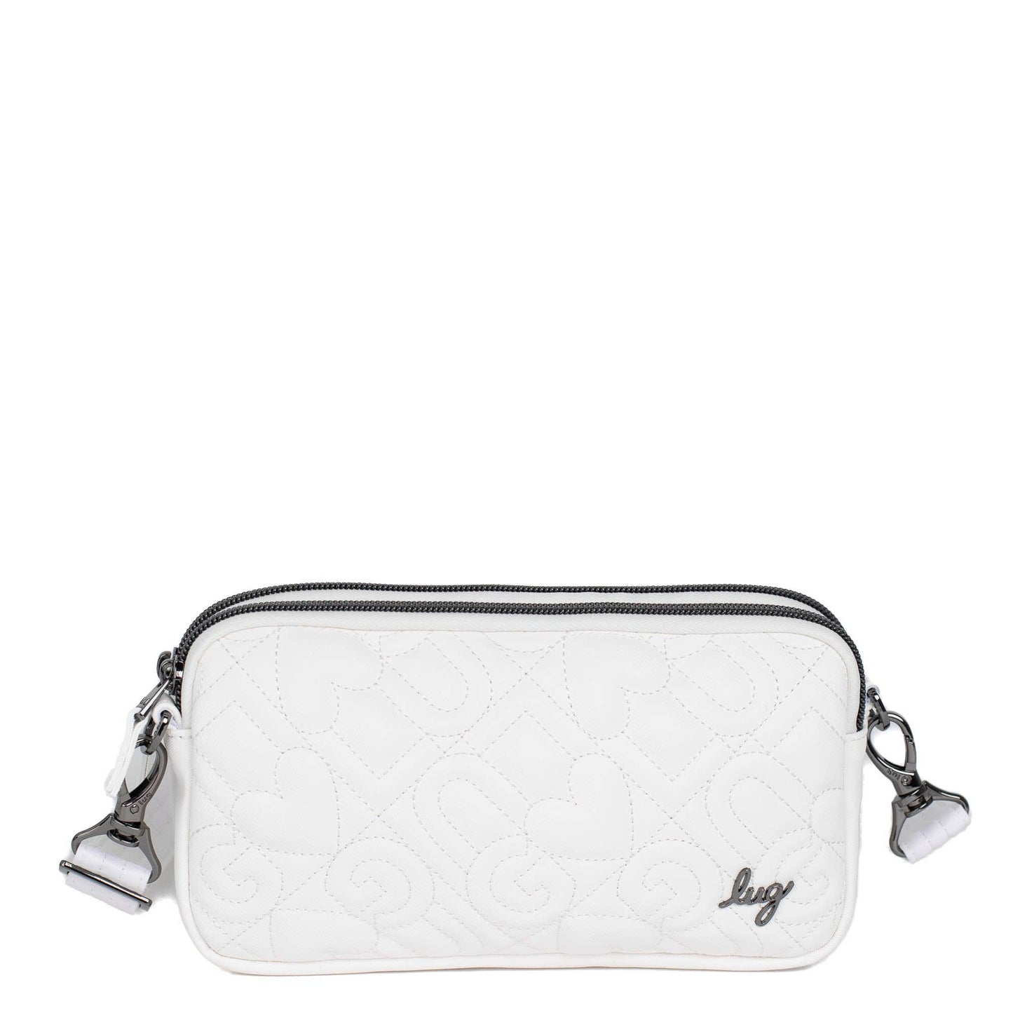 LUG Coupe XL Love Satin Luxe Convertible Crossbody Bag: ORCHID PINK