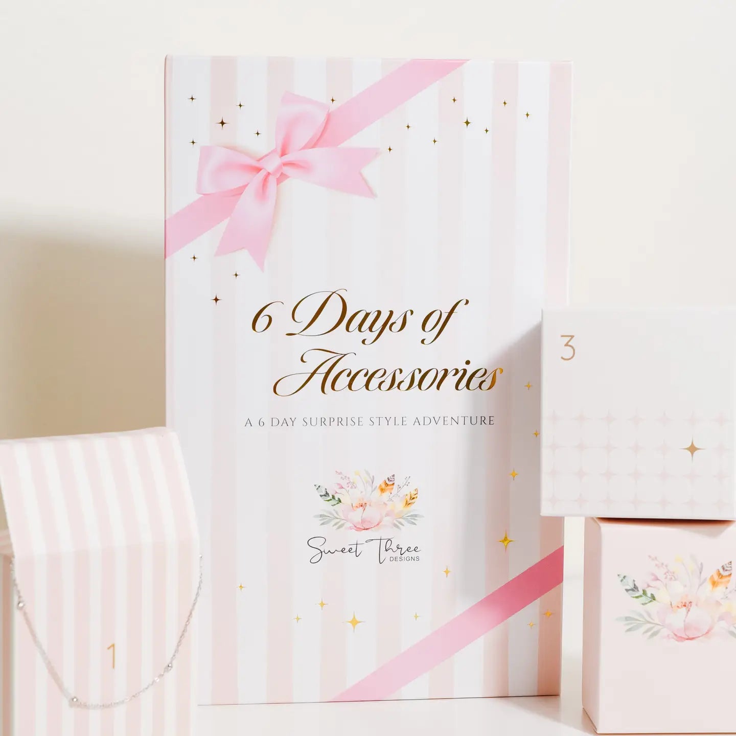 6 Day Accessory Advent Calendar in Silver